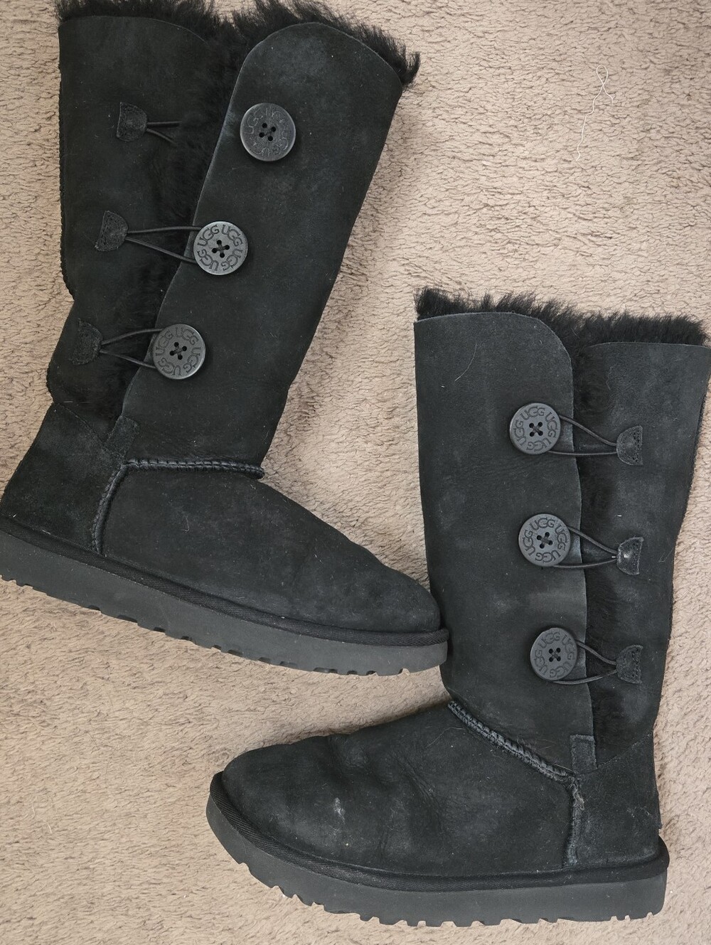 Ugg Bailey Triple II Boot Black Size 7